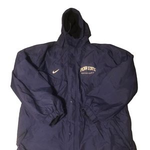 Hooded Nike Penn State Basketball Coat XLT With Zip Out Fleece Liner big & tall